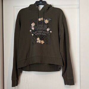 Vans Dark Olive Women's Hoodie SZ XL